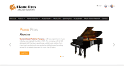 Desktop Screenshot of pianopros.net