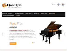 Tablet Screenshot of pianopros.net